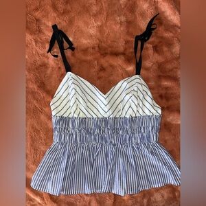 NWOT EXPRESS SZ M Peplum Top